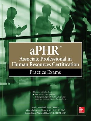 cover image of aPHR Associate Professional in Human Resources Certification Practice Exams